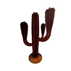 cactus metallique corten